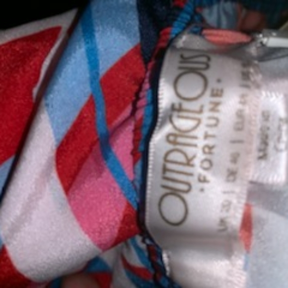 Asos Camisole red, white, blue, pink adjuatable straps and lace size 18/20 - Picture 4 of 7